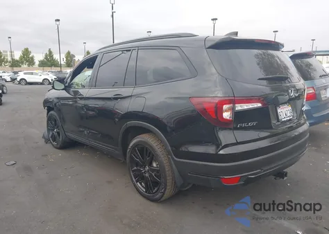 2022 Honda Pilot Awd Black Edition из США, поврежденный, VIN 5FNYF6H79NB025753
